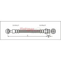 METZGER 4110405 Remslang