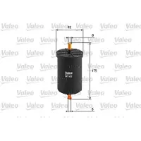 Valeo 587022 Brandstoffilter