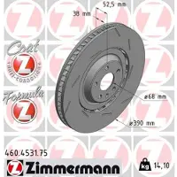 ZIMMERMANN 460.4531.75 Remschijf