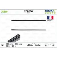 Valeo Ruitenwisserrubber 574052 Valeo voor o.a. ALFA ROMEO, FIAT, LANCIA