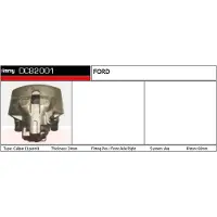 DELCO REMY DC82001 Remklauw