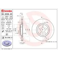 Brembo 09.5058.21 Remschijf