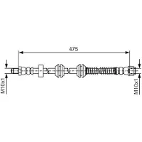 Bosch 1 987 481 A01 Remslang