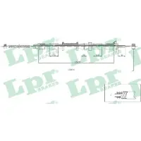 LPR C0518B Handremkabel