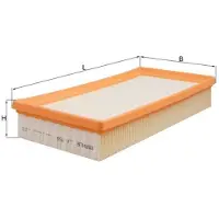 MAHLE ORIGINAL LX 756 Luchtfilter