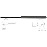 METZGER 2110436 Gasveer achterklep