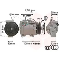VAN WEZEL 2500K238 Aircopomp