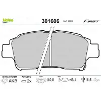 Valeo 301606 Remblokken