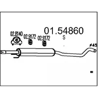 MTS Middendemper 01.54860
