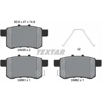 Textar Remblokset 2443501, achter