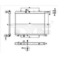 TYC 726-0016-R Radiateur
