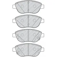 FERODO Remblokken set FDB4458 Ferodo voor o.a. FIAT