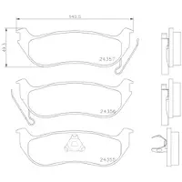 Brembo P 37 009 Remblokken