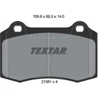 Textar Remblokset 2138104, voor