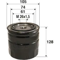 Valeo Oliefilter 586032