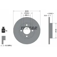 Textar 92071903 Remschijf