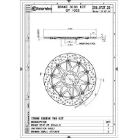 Brembo Remschijven High Performance Xtra Paar, voor, 208973725