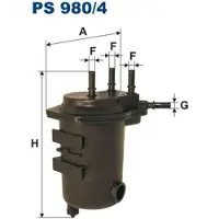 FILTRON Brandstoffilter PS980/4