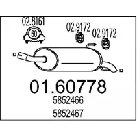 MTS 01.60778 Einddemper