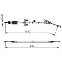 Bosch 1 987 482 797 Handremkabel