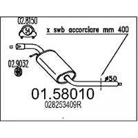 MTS Middendemper 01.58010