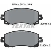 Textar Remblokset 2280001, voor