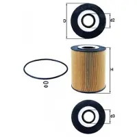 MAHLE ORIGINAL OX 146D Oliefilter