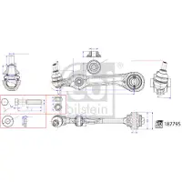 FEBI BILSTEIN 187795 Draagarm