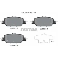 Textar Remblokset 2285201, achter