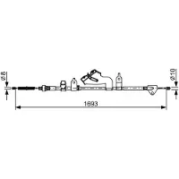 Bosch 1 987 482 657 Handremkabel