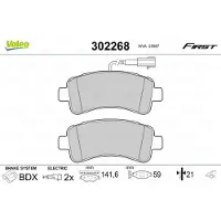 Valeo 302268 Remblokken