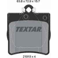 Textar Remblokset 2191903, achter