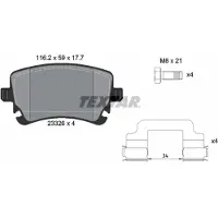 Textar Remblokset 2332607, achter