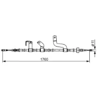Bosch Remkabel, handrem 1987482842