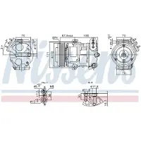 Nissens Airco-compressor 890663