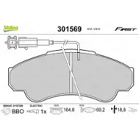Valeo 301569 Remblokken