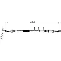 Bosch 1 987 482 595 Handremkabel