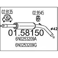 MTS Middendemper 01.58150