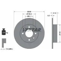 Textar 92036003 Remschijf