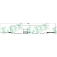 LPR C0003B Handremkabel