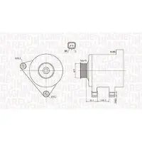 MAGNETI MARELLI 063731741010 Dynamo / Alternator