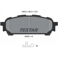 Textar 2433101 Remblokken