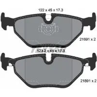 Textar Remblokset 2169103, achter