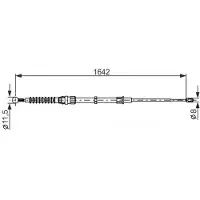 Bosch 1 987 482 267 Handremkabel