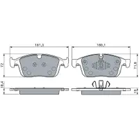 Bosch Remblokset, schijfrem 0 986 460 131