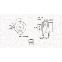 MAGNETI MARELLI 063731757010 Dynamo / Alternator