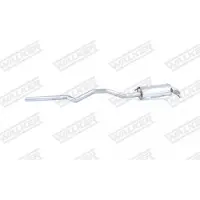 Walker Einddemper 24108 Walker voor o.a. VOLKSWAGEN