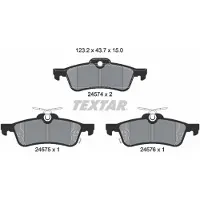 Textar Remblokset 2457401, achter