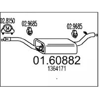 MTS 01.60882 Einddemper