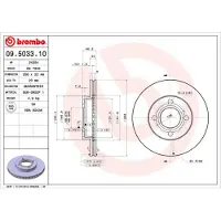 Brembo 09.5033.10 Remschijf